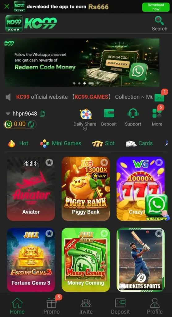 KC99 Game –Download Best Earning