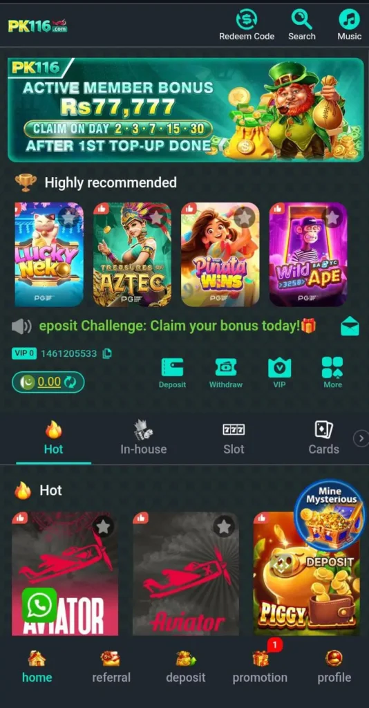 PK116 Game 