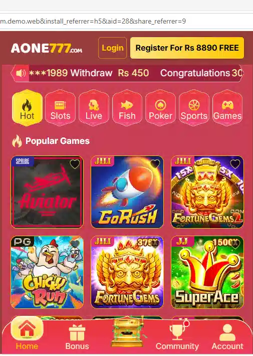 AONE777 Game